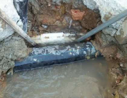 亭湖测漏水之水管漏水